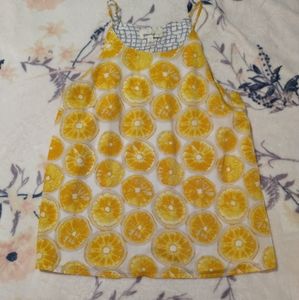 Pineapple A-line Top